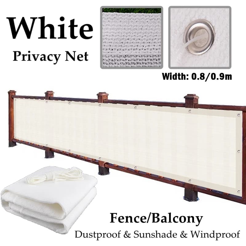 Filet de clôture en HDPE, hauteur 1.5m, Protection contre le vent, clôture de balcon, maille d'intim