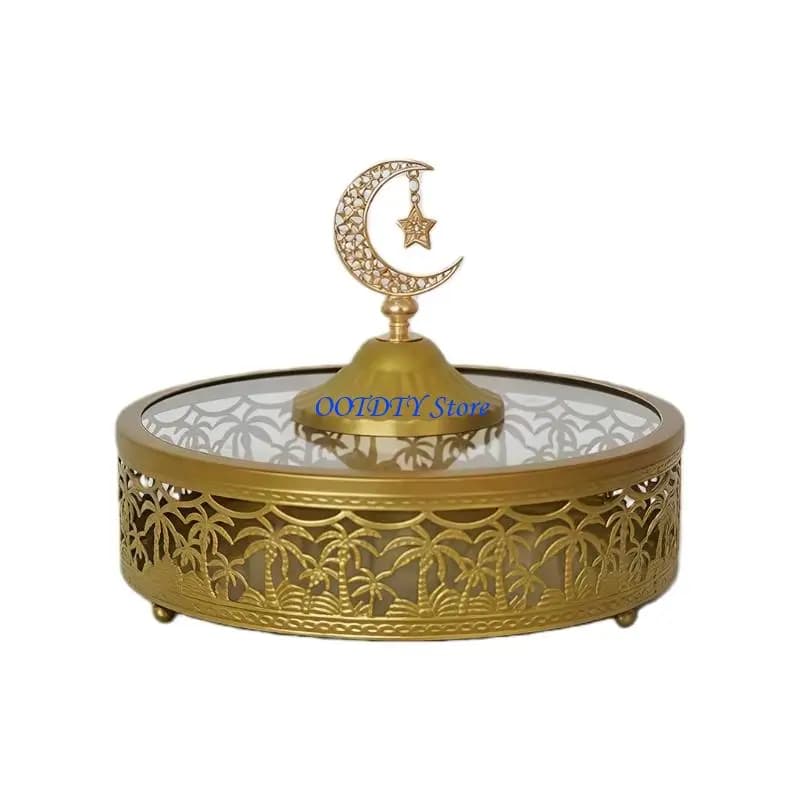 Plateau service en fer 367A, orienté vers famille, pour collations, biscuits, récipient stockage des
