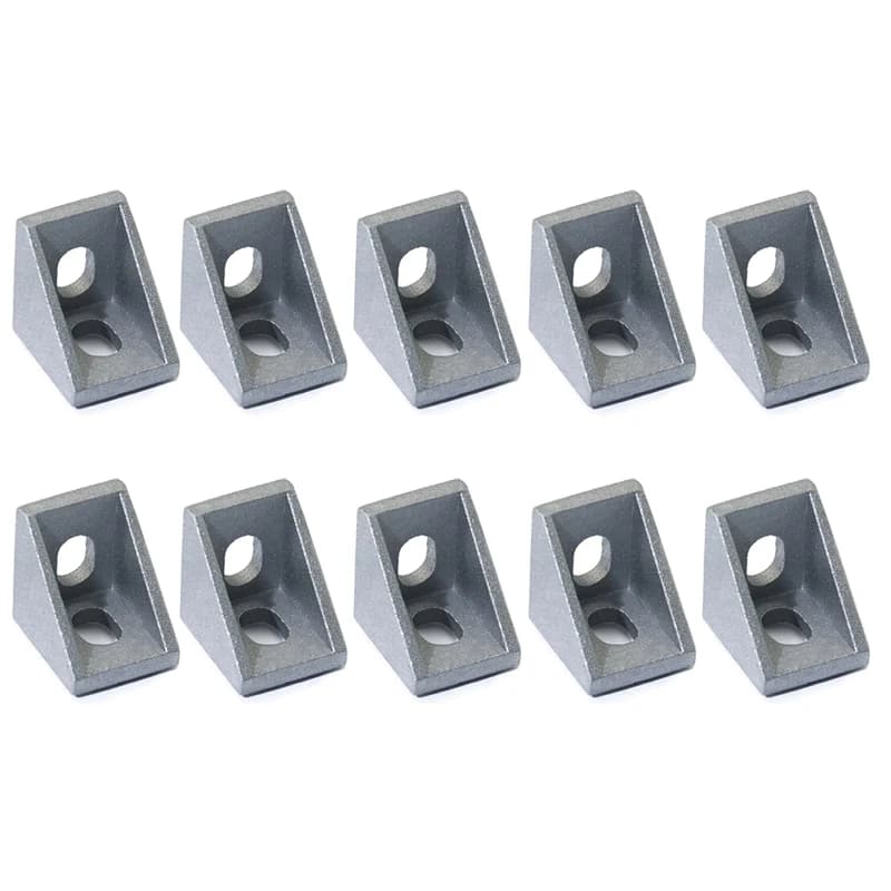 Support d'angle de profil en aluminium, série 2020, connecteur à Angle droit en forme de L pour prof