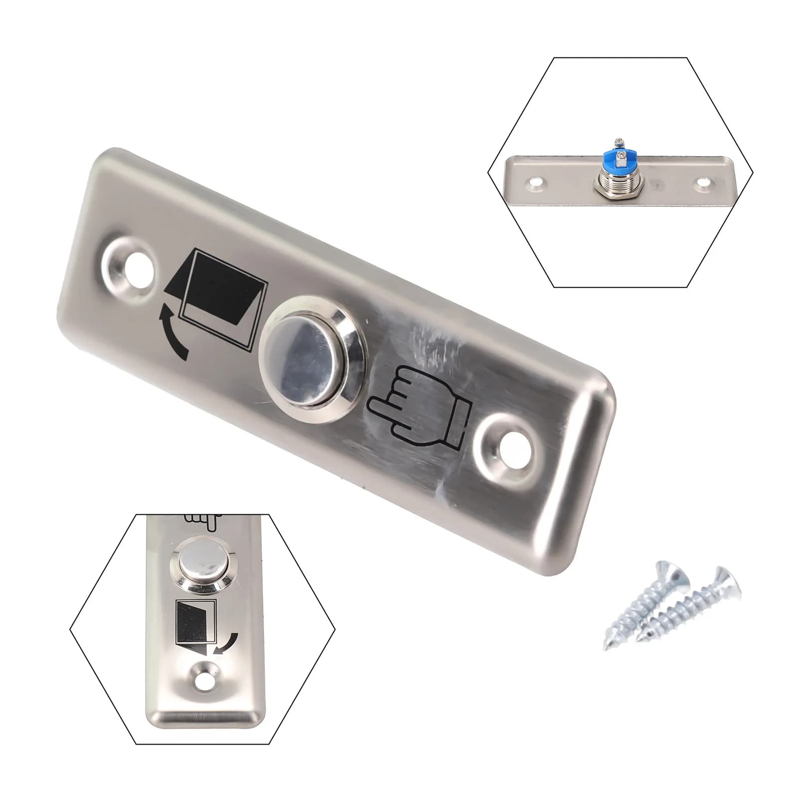 Bouton de contrôle d'accès pour porte, interrupteur de porte, bouton de sortie, système de contrôle 