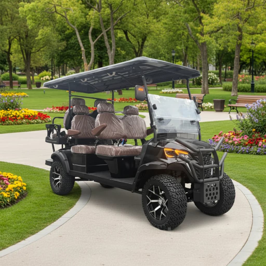 Nouveau modèle 2026 Chariot de golf électrique 48V/60V/72V, différents types, Buggy de golf tout-ter