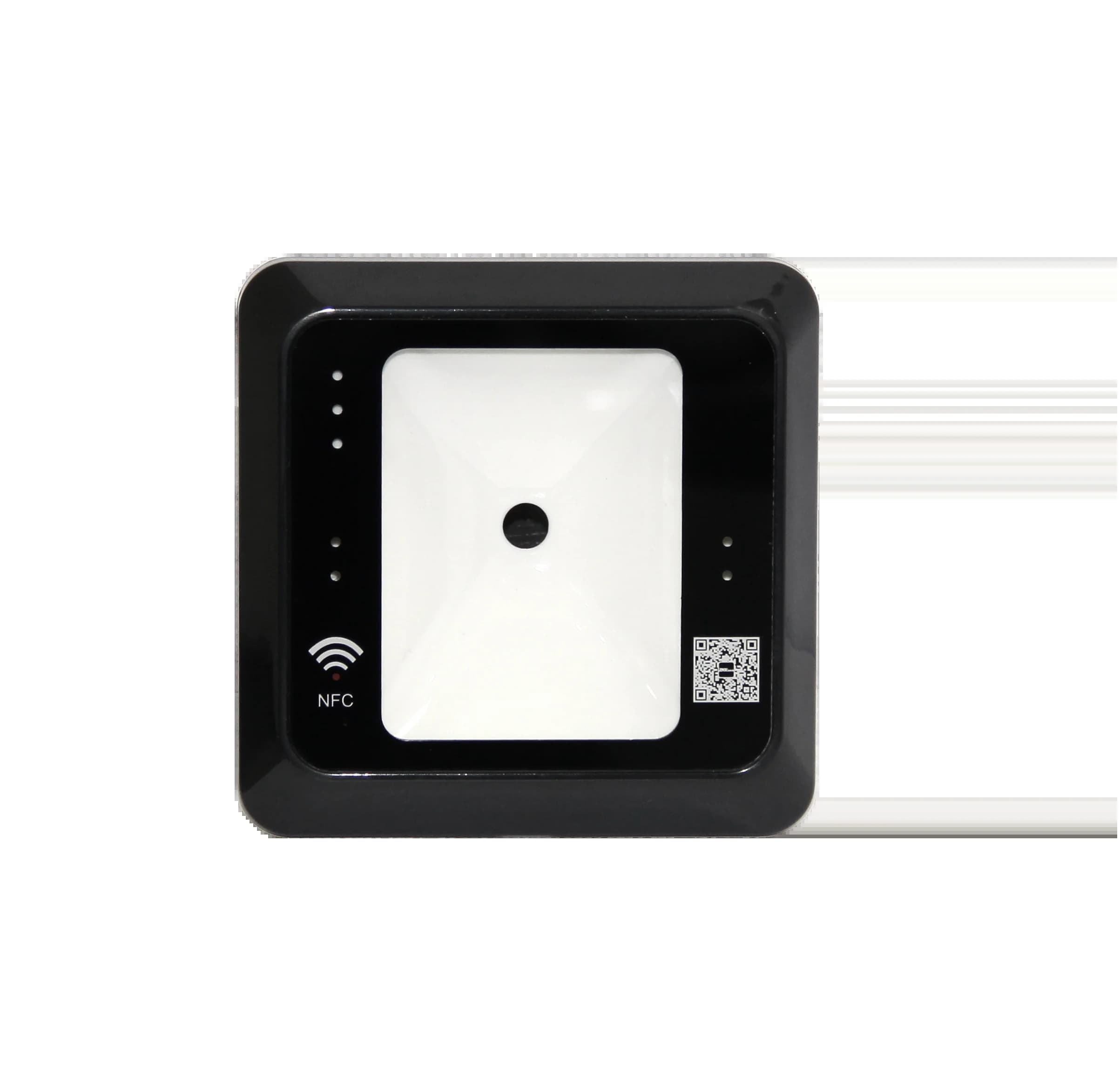 Lecteur de contrôle d'accès intelligent QR500 avec scanner de codes QR, codes-barres et NFC, Wiegand