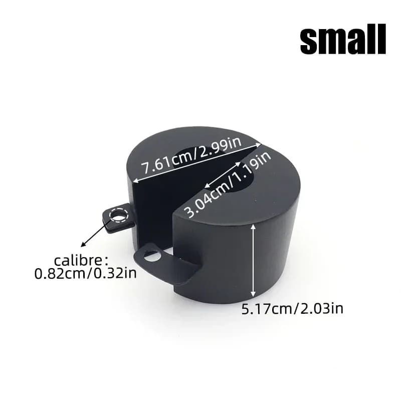 Couvercle de serrure en acier inoxydable, couvercle de poignée de porte, protection antivol, vanne d