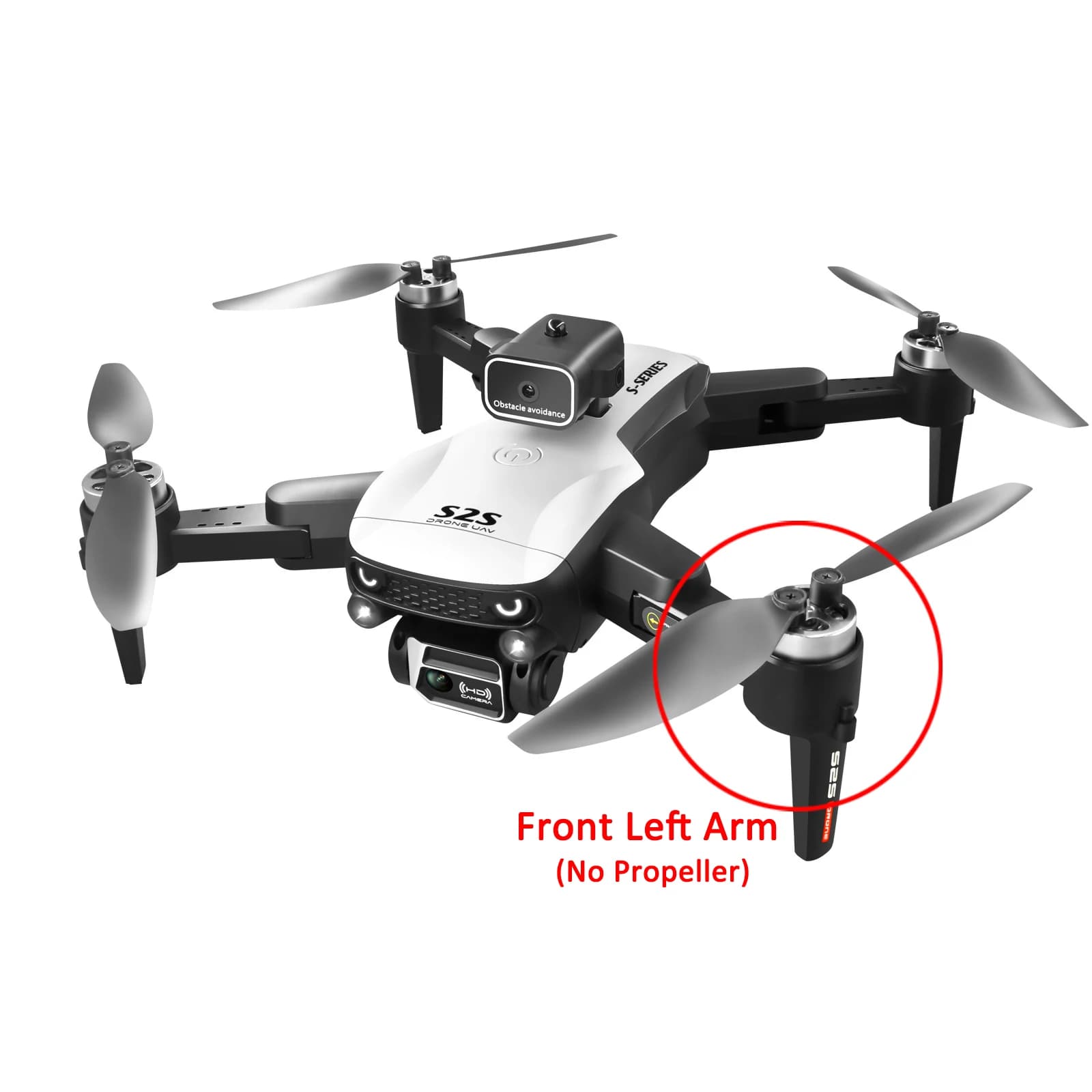 S2S Mini Drone Original Moteur Bras Pièce De Rechange Avant/Arrière Bras Stores/Bras Droit avec Mote