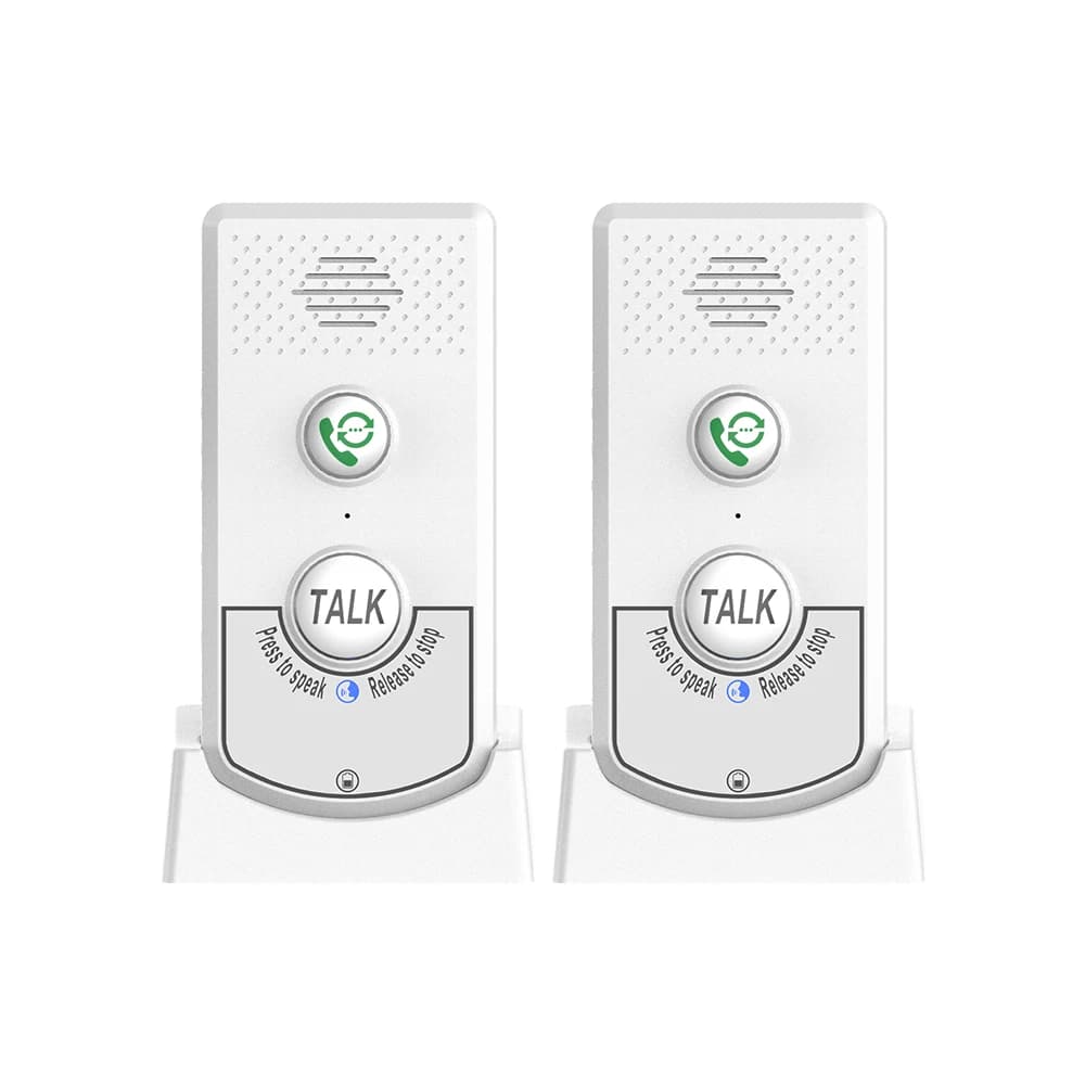 Paquet de 2 Interphones H8-2T sans fil pour appel vocal domestique, Interphone vocal Portable Ultra 