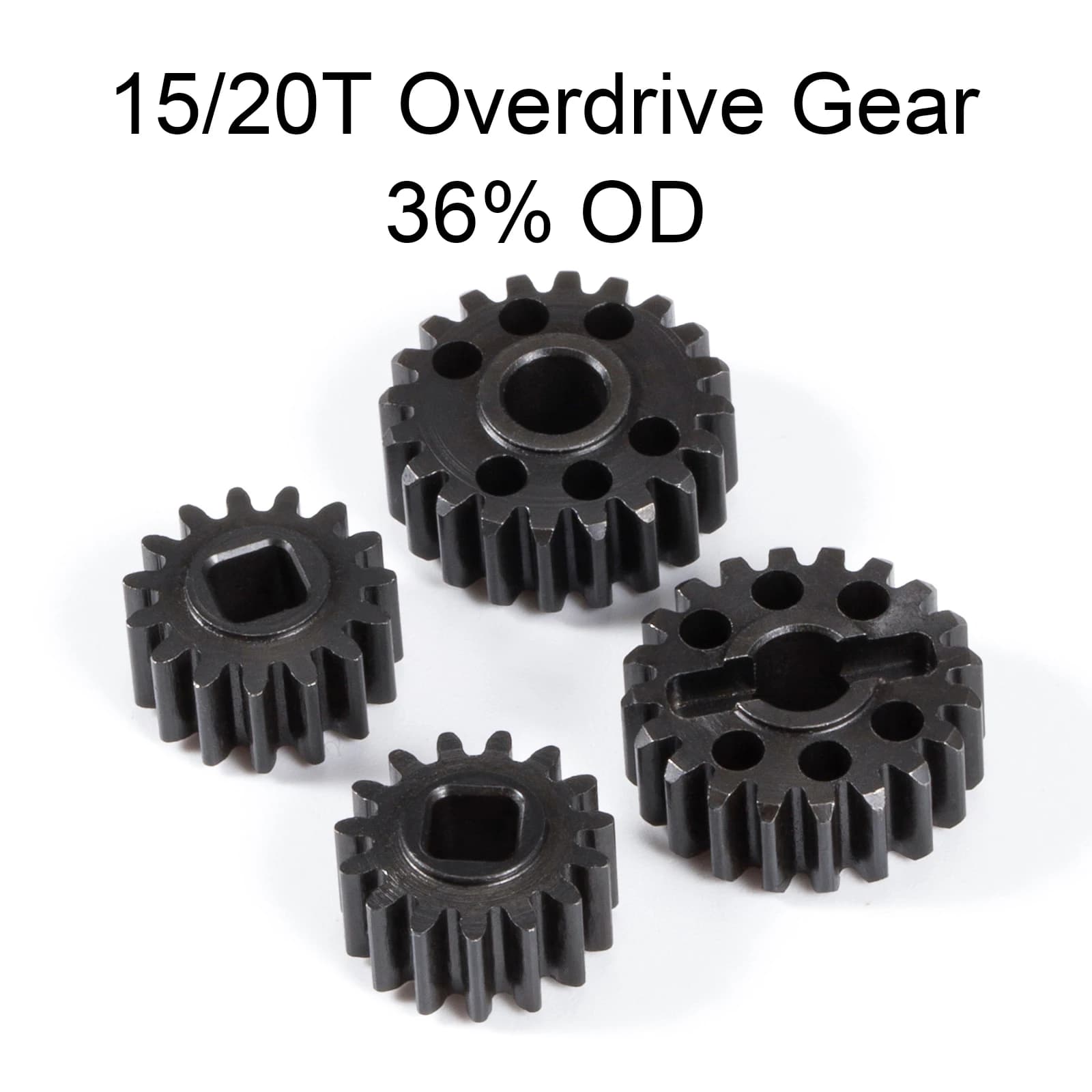 Jeu d'engrenages de surdrive de portail en acier trempé 15/20T 14/21T 12/23T pour axe de portail Axi
