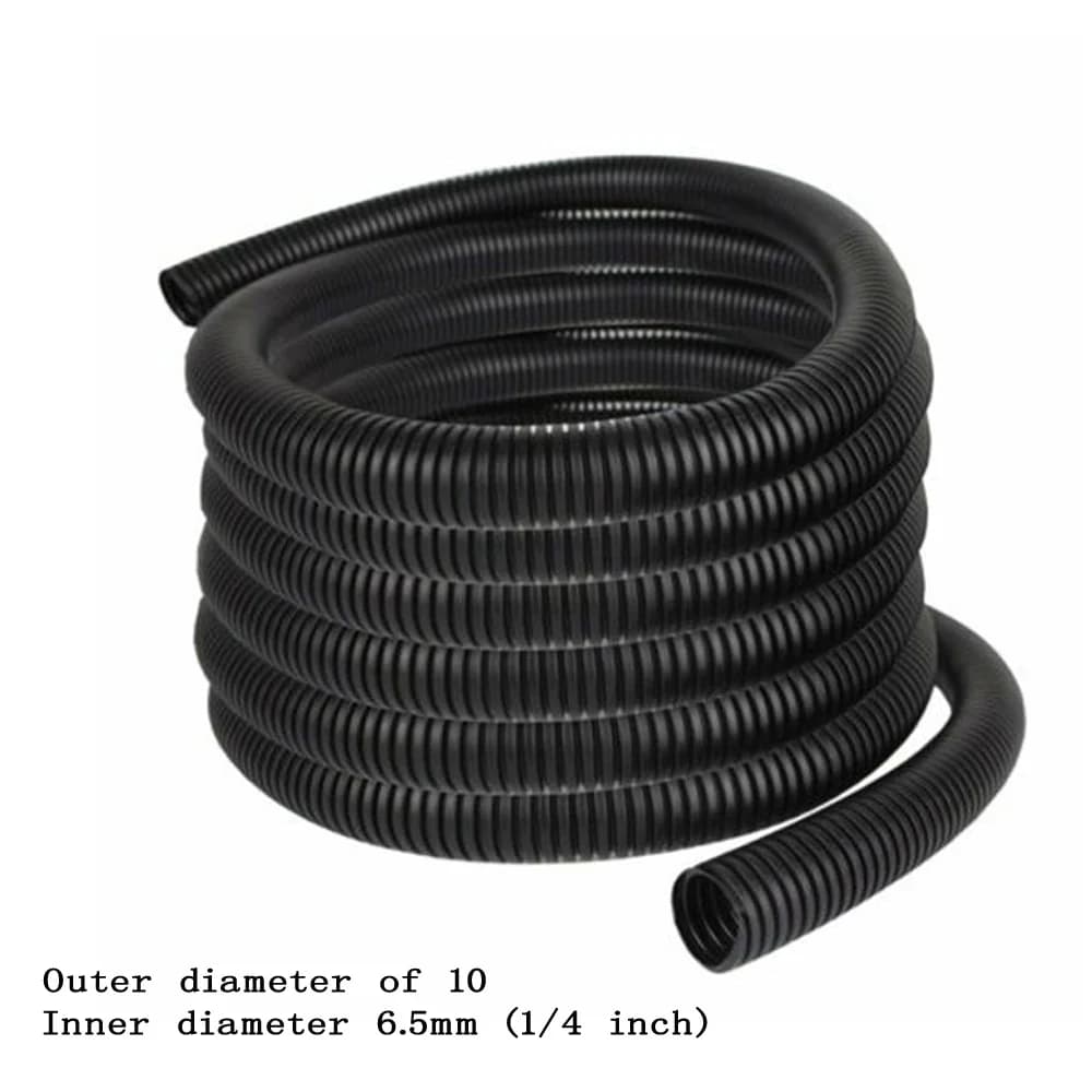 Tuyau ondulé 1/4 "3/8", tuyau de filetage isolé PP, manchon de protection pour tuyau ondulé en plast
