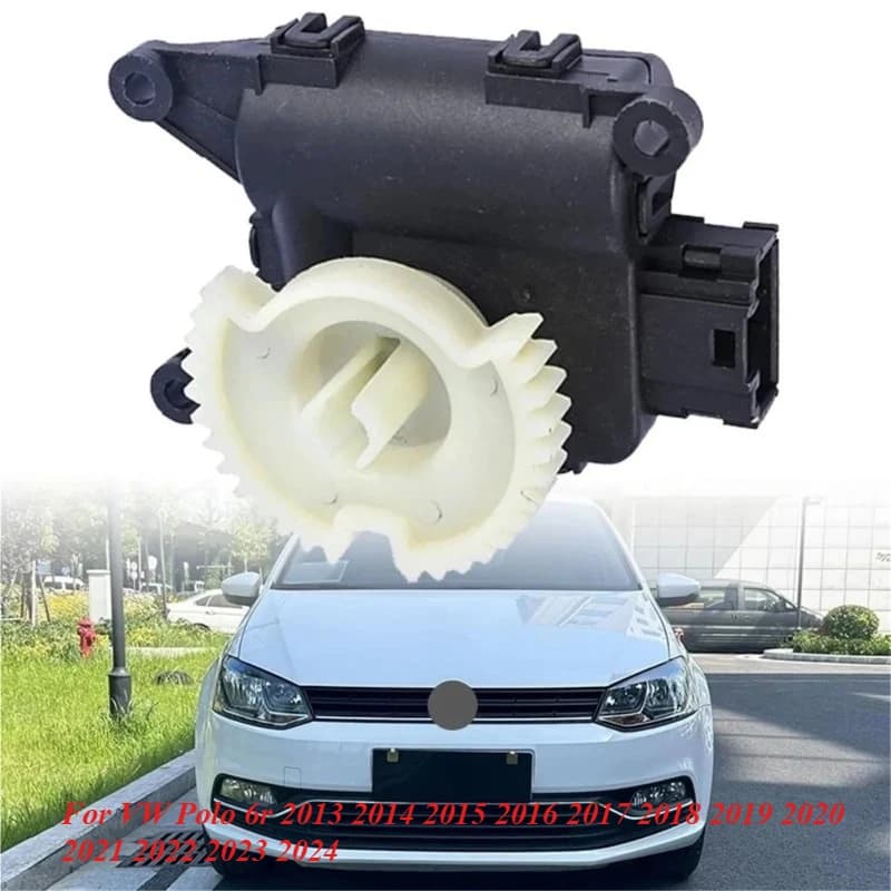 Moteur de volet de chauffage de tableau de bord 2 broches 6R0907511 pour VW Polo 6R 2013-2024 Neuf