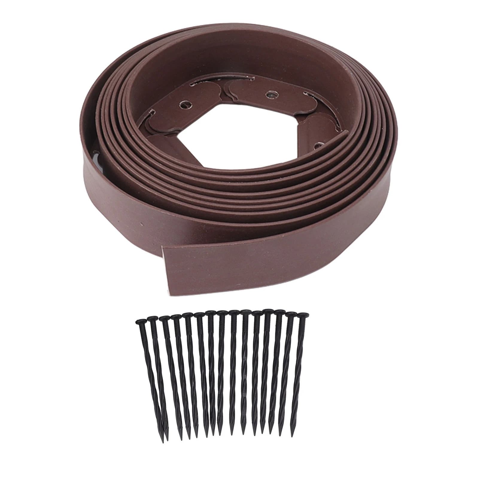 Kit de bordure paysagère Flexible, Installation facile, bordure de pelouse comprenant 15 pointes, bo