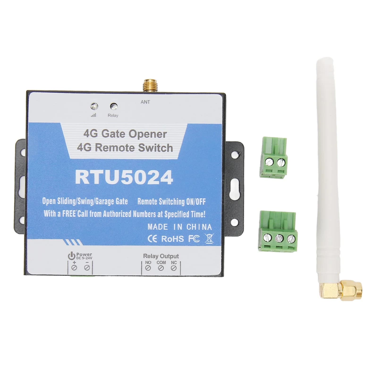 Ouvre-porte RTU5024 4G SMS alarme intelligente reconnaissance d'identification intelligente télécomm