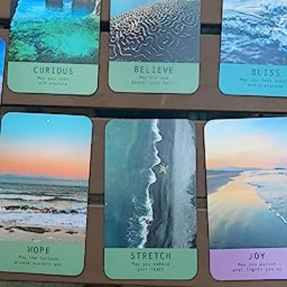 Cartes Oracle Sea Soul Jourchambres, 10.3x6cm, cartes allergiques avec le pouvoir de guérison de l'o