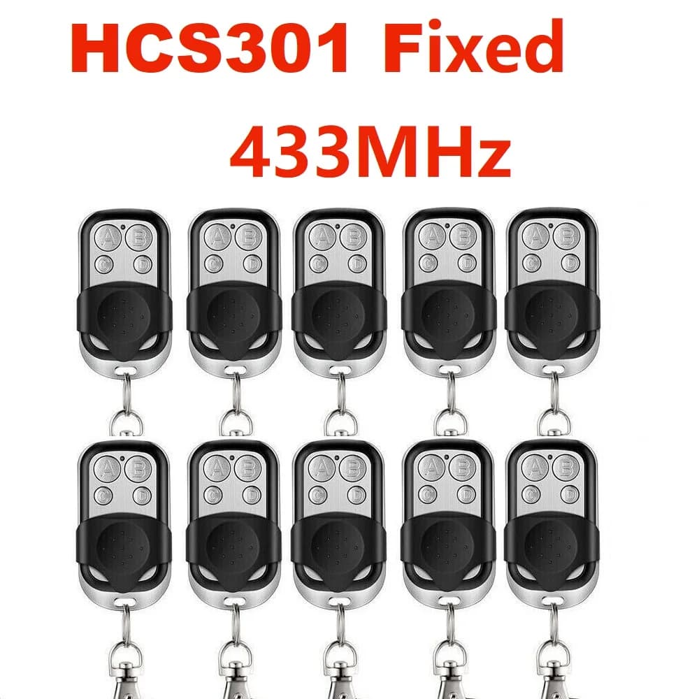 HCS301 duplicateur Garage télécommande 433mhz porte commandes ouvre 433 92mhz Code roulant Clone acc