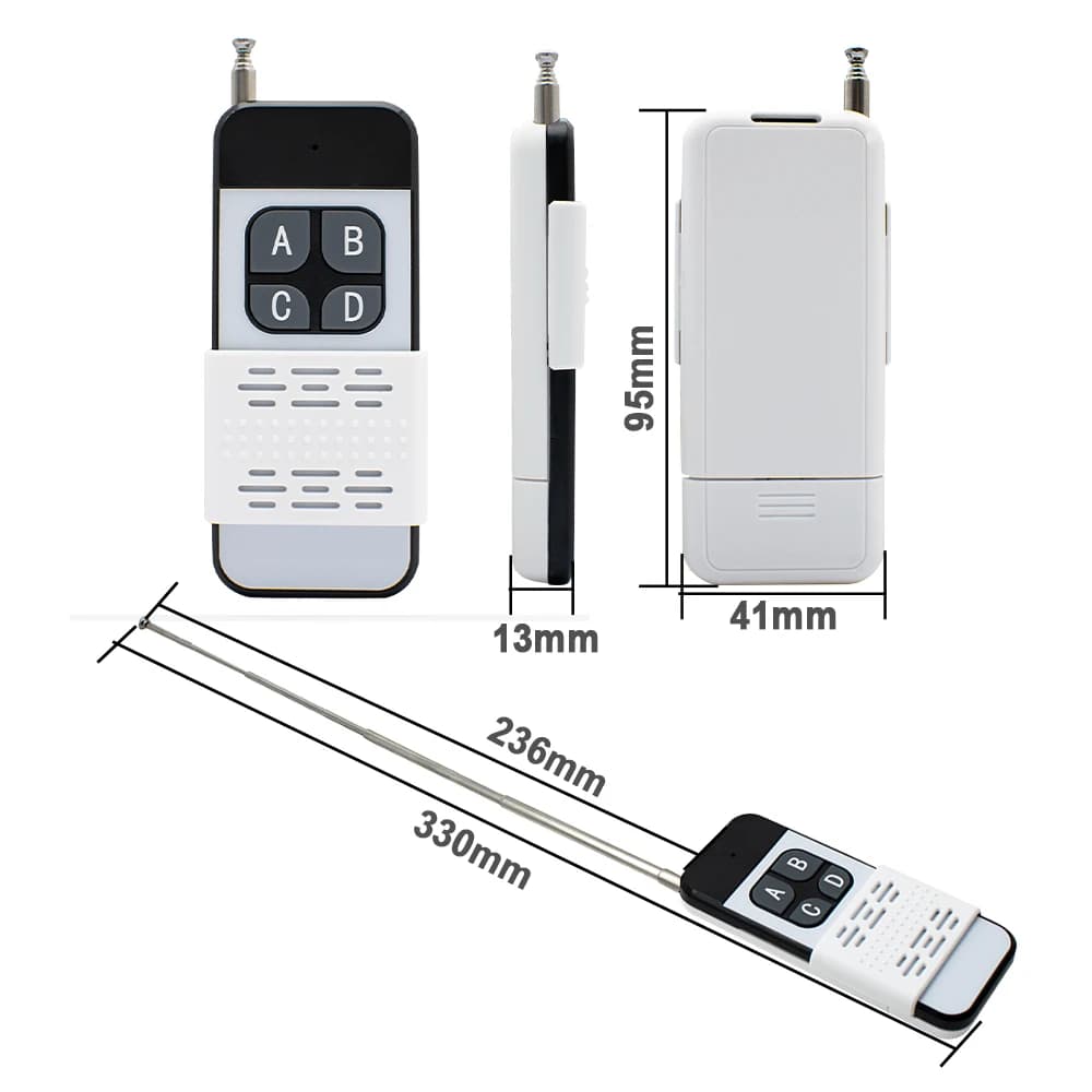 WIFI Tuya Smart Garage Gate Interrupteur de moteur d’accès à la porte électrique, USB 5V DC 12V 24V 