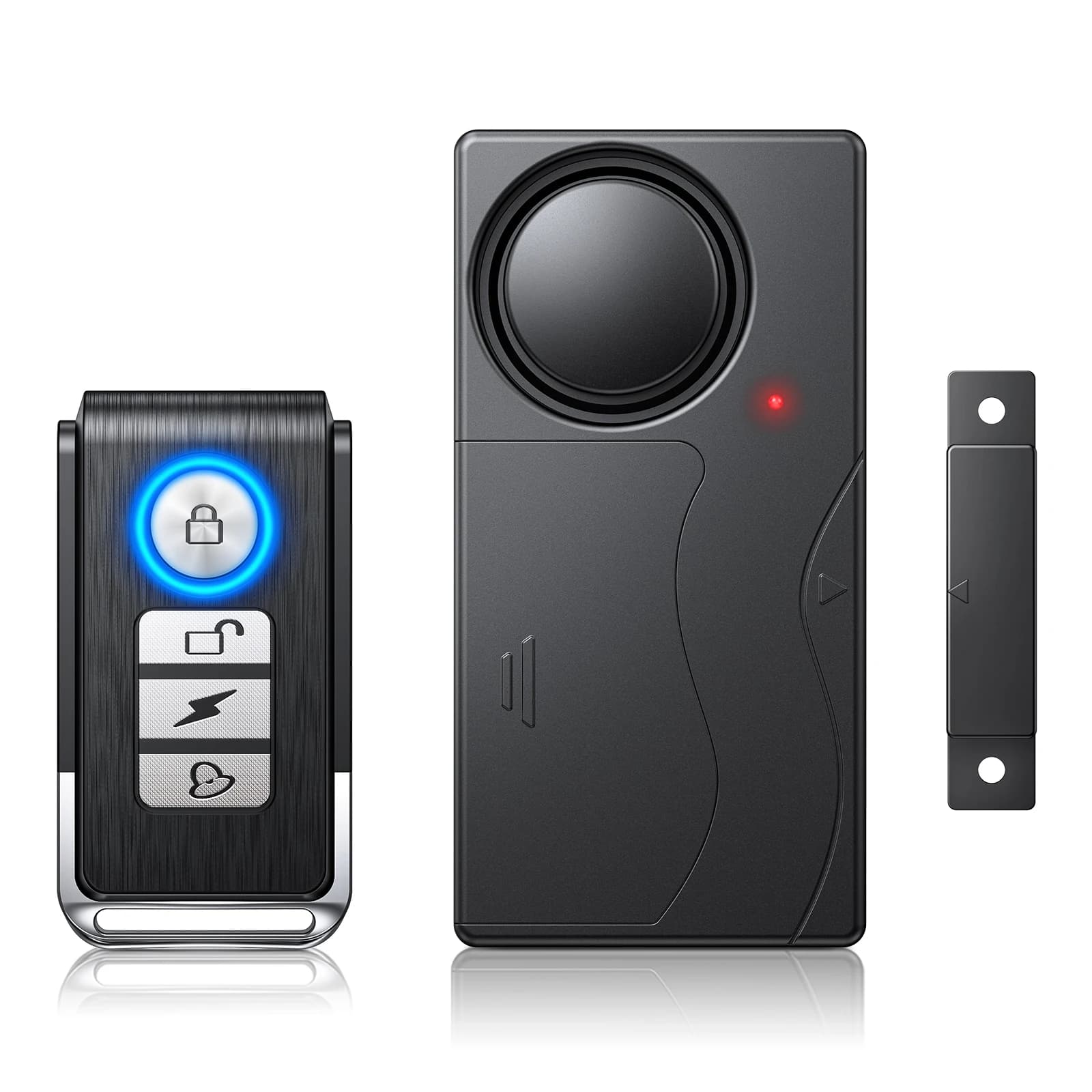 Alarme de porte sans fil avec capteur magnétique, alarme de fenêtre 110 dB, détecteurs d'ouverture d
