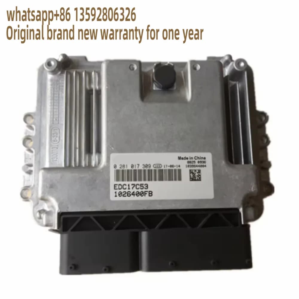Unité de commande électronique ECU de carte d'ordinateur de moteur Diesel 0281017309 adaptée pour Ja