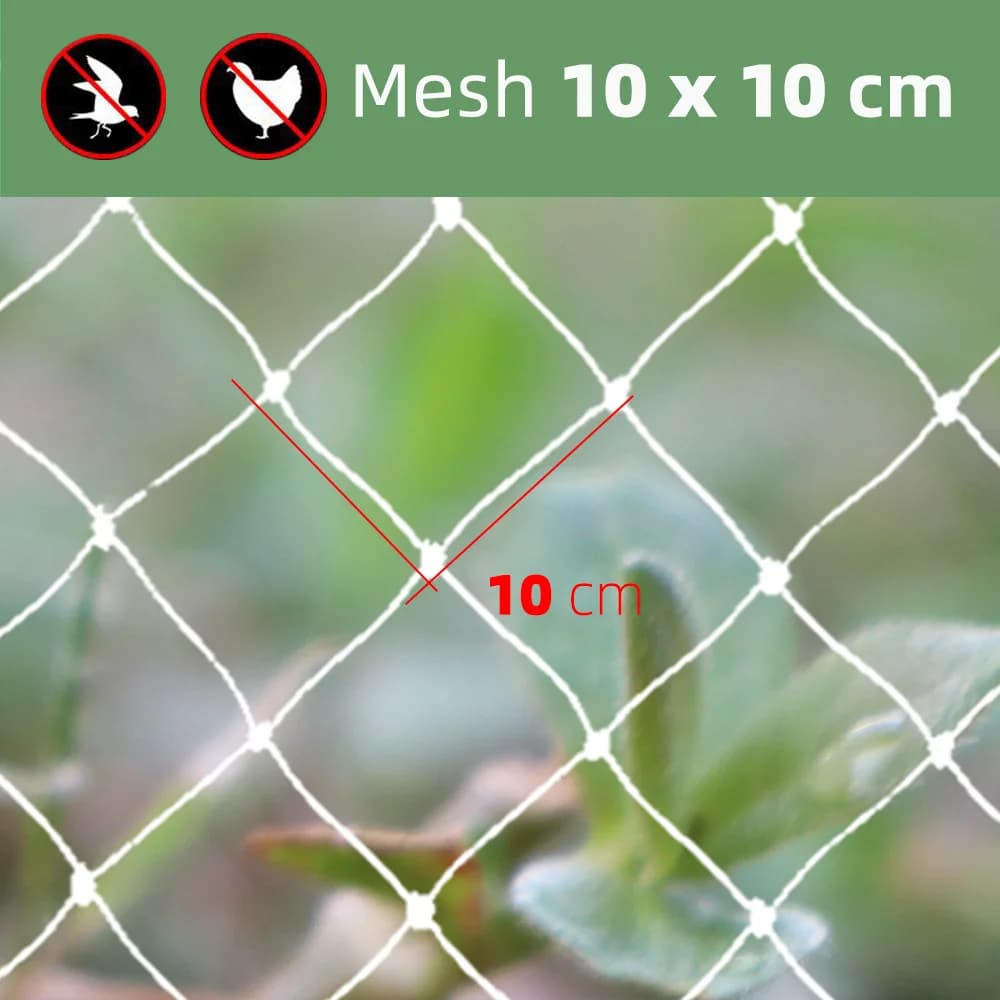 Filet de clôture de jardin anti-oiseau agricole, maille de protection pour les fruits, mailles de pr