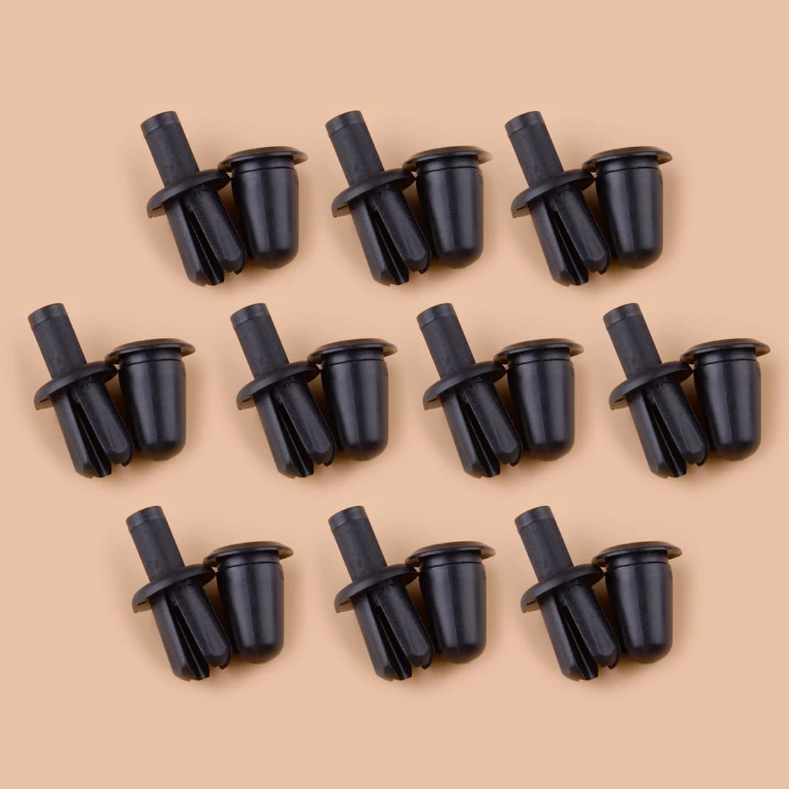Clips de retenue de moulage de sol à bascule de pilier A, noir, convient pour Range Rover 4,2 L, 4,4