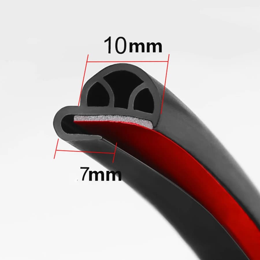 Bande d'étanchéité universelle de 5M pour la garniture extérieure intérieure de porte/botte/capot/bo