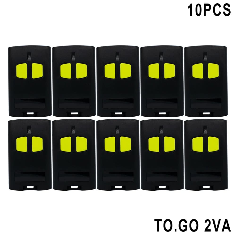 10pcs 433MHz BENINCA TO 2VA 4VA Porte de garage Télécommande Beninca TO GO 2WV 4WV Porte coulissante