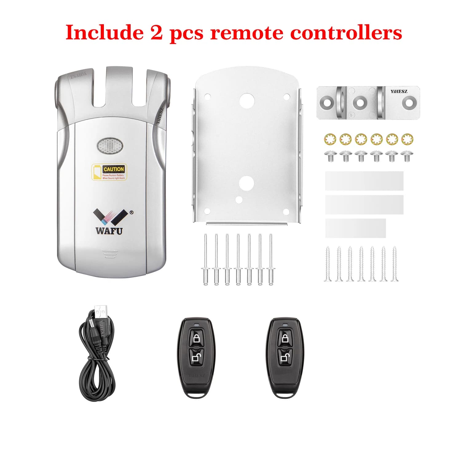 Wafu serrure de porte 019 télécommande serrure à pêne dormant électronique sans clé Tuya Bluetooth/W