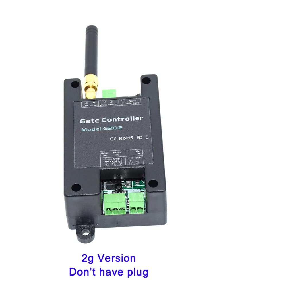 Ouvre-porte GSM 4G LTE G202, télécommande SMS, commutateur à relais unique pour ouvre-porte de Garag
