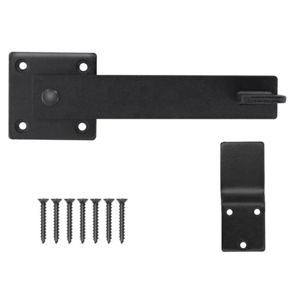 Verrou de porte double pour portail de grange, barrière de clôture, loquet rabattable robuste, prote