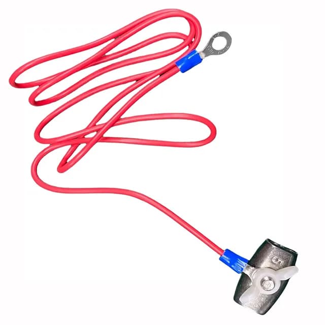 Électrificateur de clôture électrique vers fil de connecteur en polyrope, 2 pièces, pour chargeur de