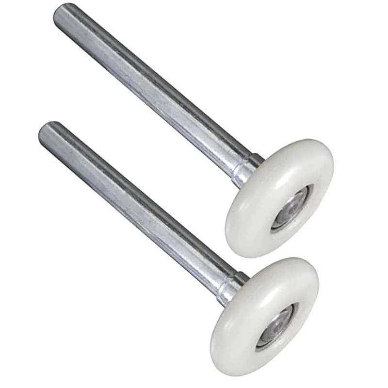 Rouleau de Porte de Garage en Plastique et Métal, Roue, Robuste, Roulement Scellé, Silencieux, 45.6m