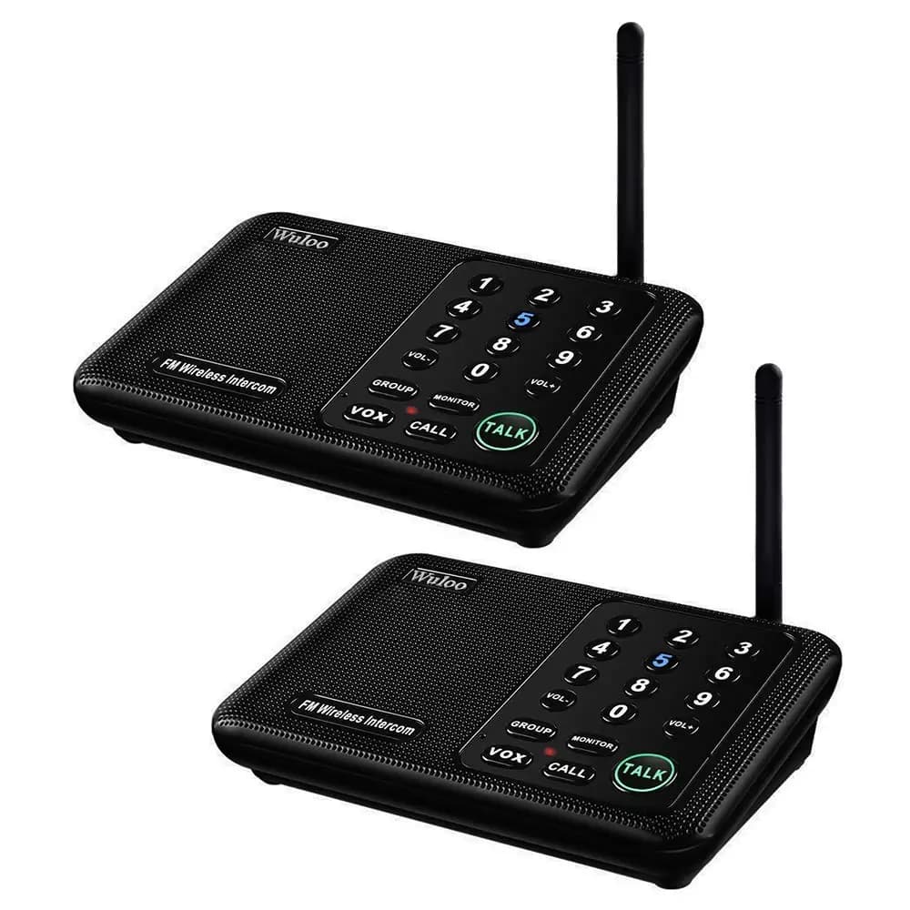 Système d'interphone sans fil longue portée Wuloo 1 Mile pour la maison, les bureaux et les entrepri