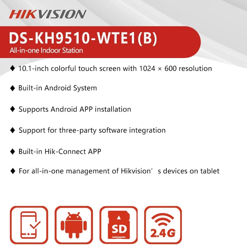 Hikvision Moniteur d'intérieur 10