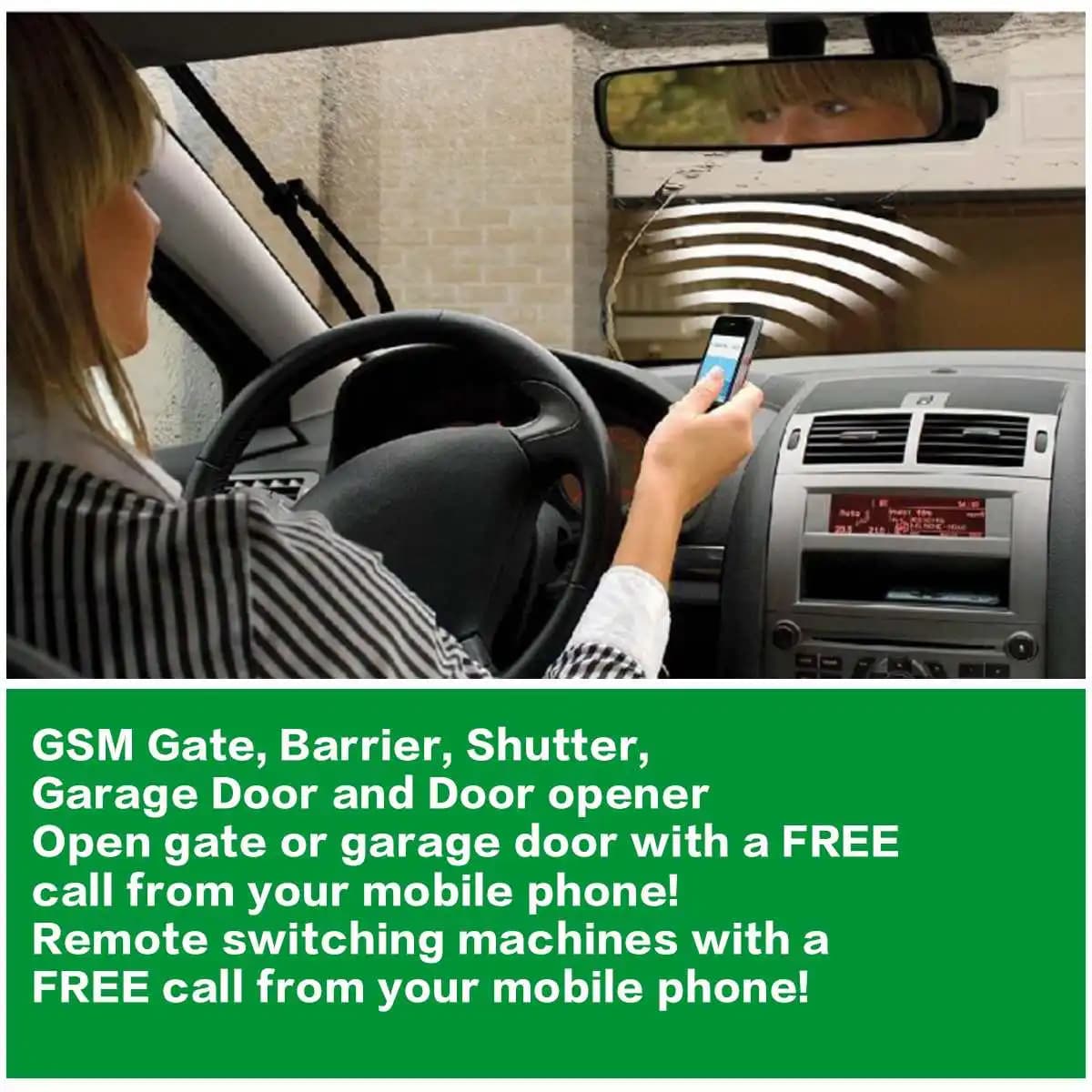 Appel gratuit SMS télécommande d'accès sans fil ouvre-porte émetteur RTU5024 GSM Garage balançoire