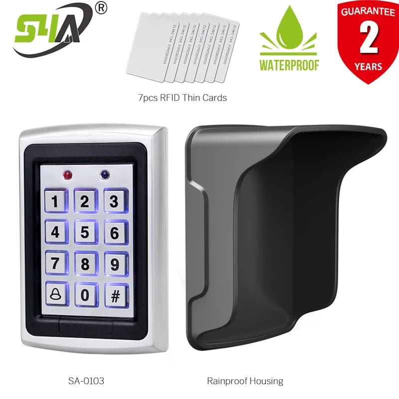 Clavier de contrôle d'accès en métal S4A RFID