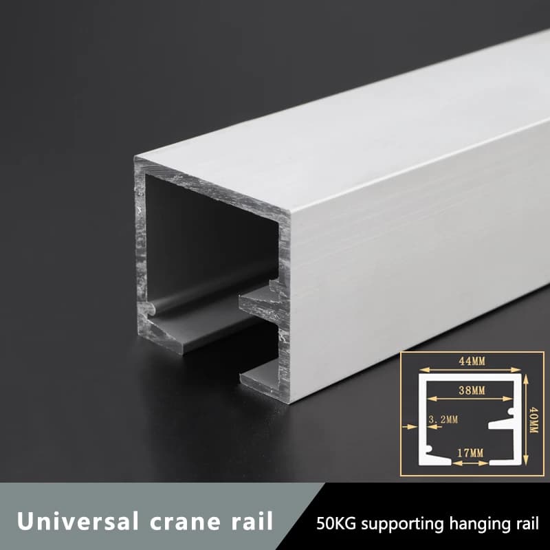 Rail de guidage universel pour porte market