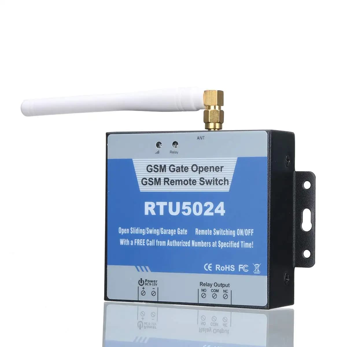 Appel gratuit SMS télécommande d'accès sans fil ouvre-porte émetteur RTU5024 GSM Garage balançoire