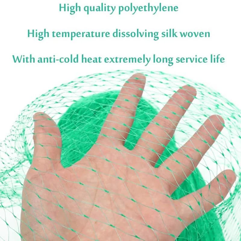 Filet de Protection anti-oiseaux vert