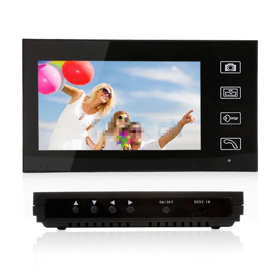 Visiophone sans fil avec écran de 7 pouces