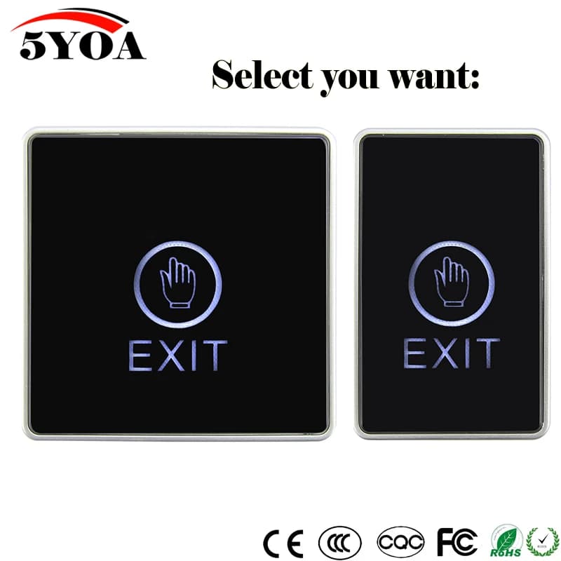 Bouton de sortie de porte