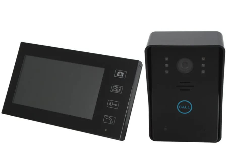 Visiophone sans fil avec écran de 7 pouces