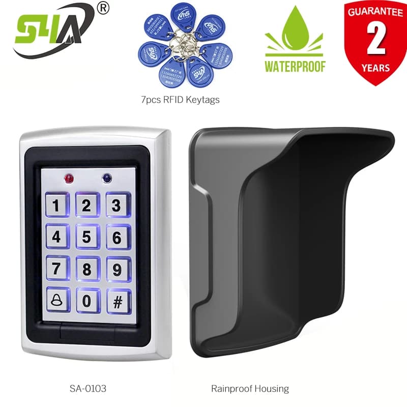 Clavier de contrôle d'accès en métal S4A RFID
