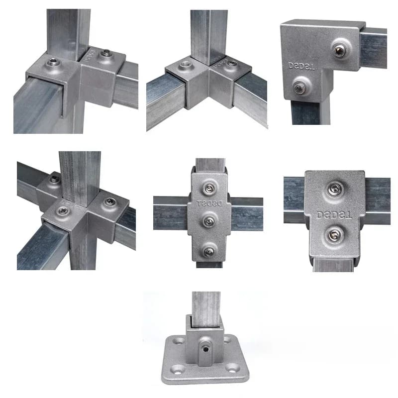 Pièce de connexion de Tube carré OD 30x30mm