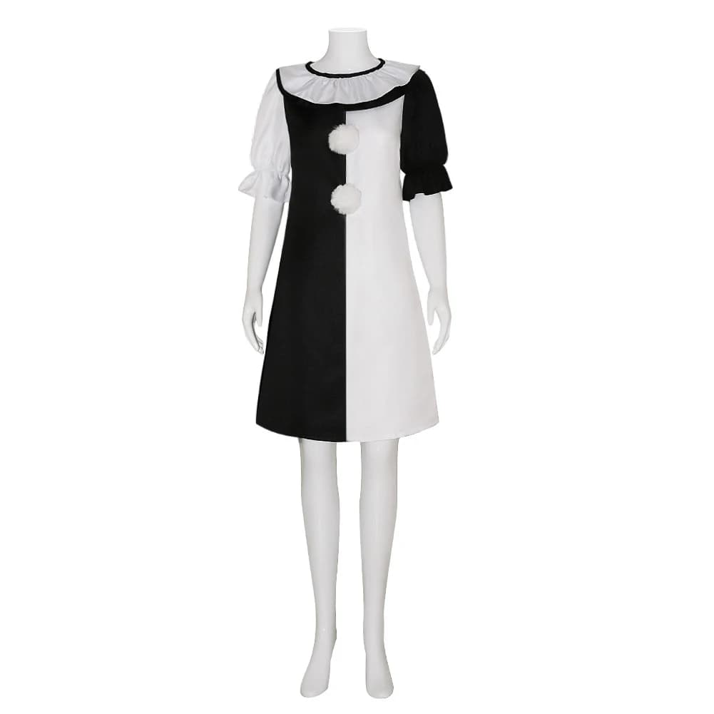 Costume de cosplay Art The Clown Terrifier, robe, masque en latex, pour enfants, adultes, hommes, femmes, jeu de rôle, Halloween, carnaval, déguisement