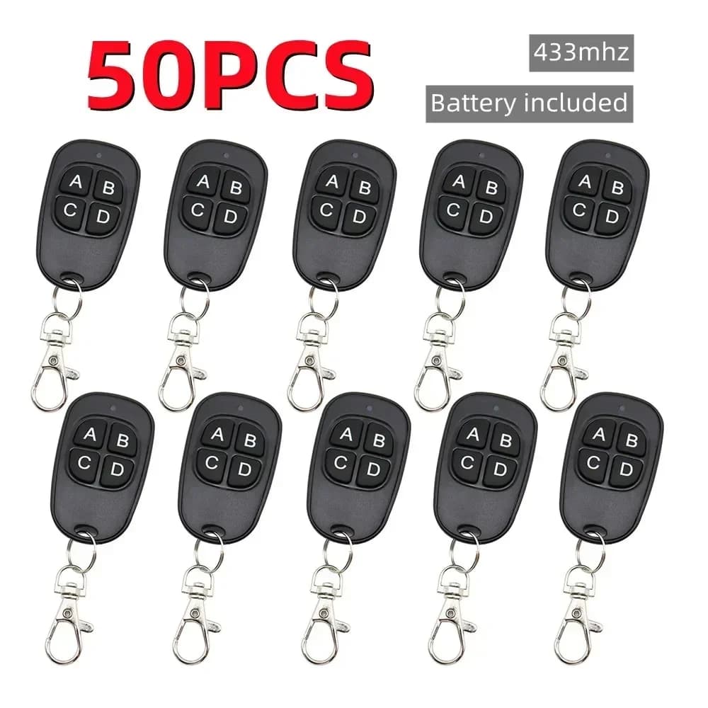 50 pcs/lot 433 MHz copie télécommande électrique ouvre-porte de Garage