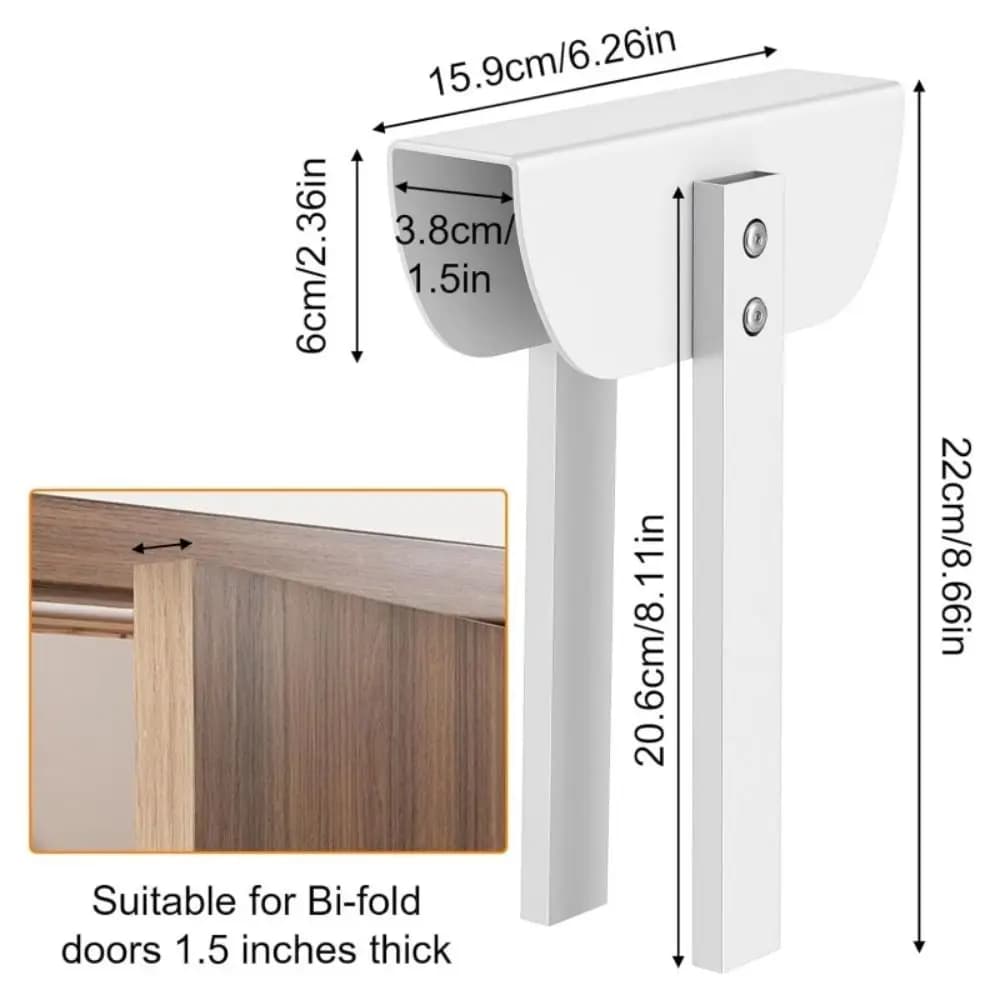 Serrure de porte métallique réglable en alliage d'aluminium