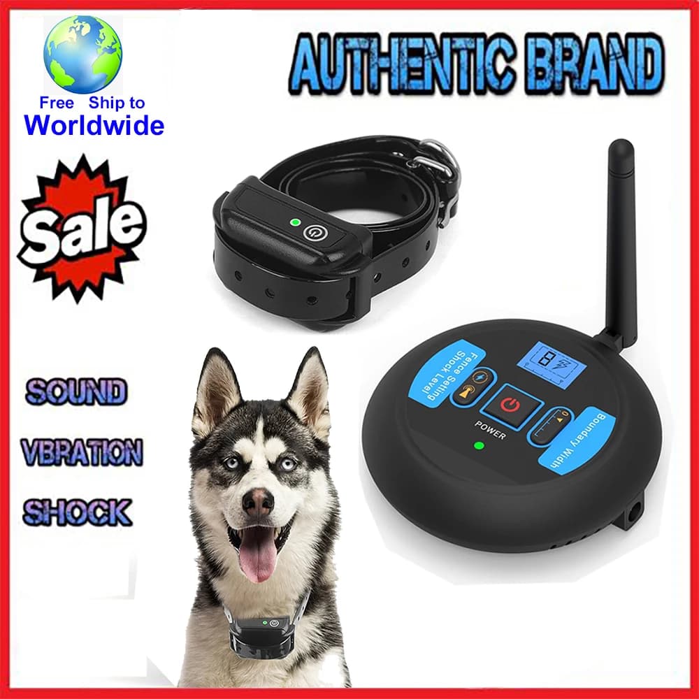 Clôture électrique Rechargeable sans fil pour chien de 200m
