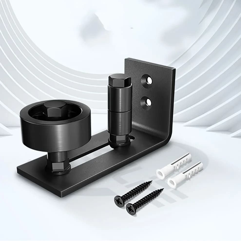 Kit de quincaillerie pour porte coulissante 8-en-1 : rails