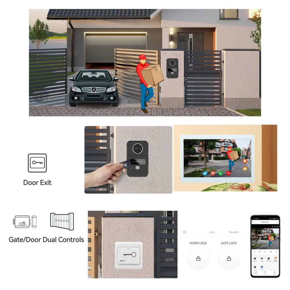 Système de sonnette de porte Tuya Smart Home