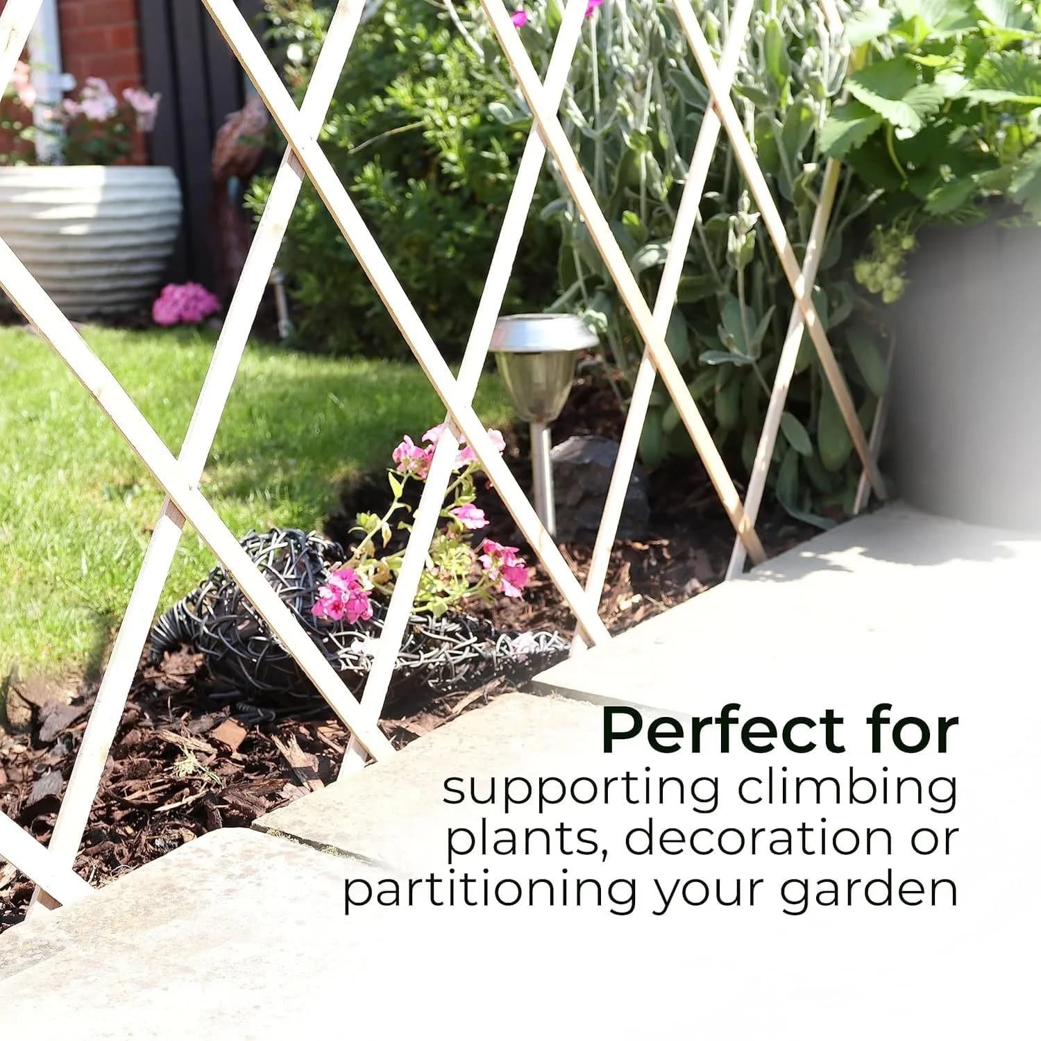 Treillis de jardin extensible