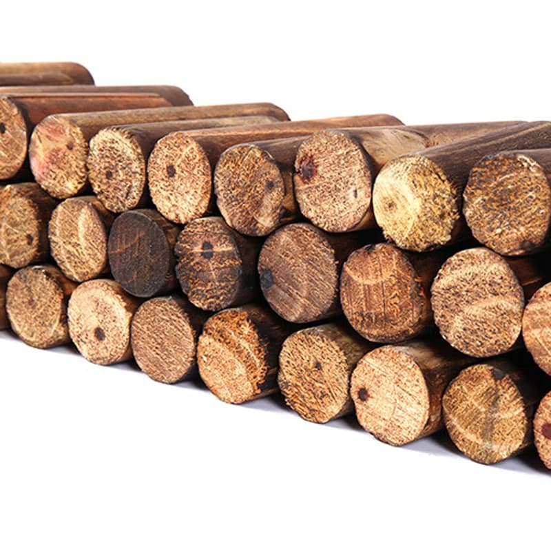 Clôture en bois pour jardin extérieur, séparation décorative
