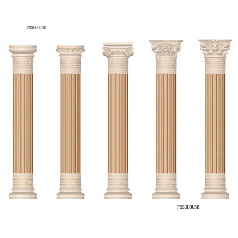 Moule de colonne romaine épaissi et durable pour accessoires de portail de villa italienne