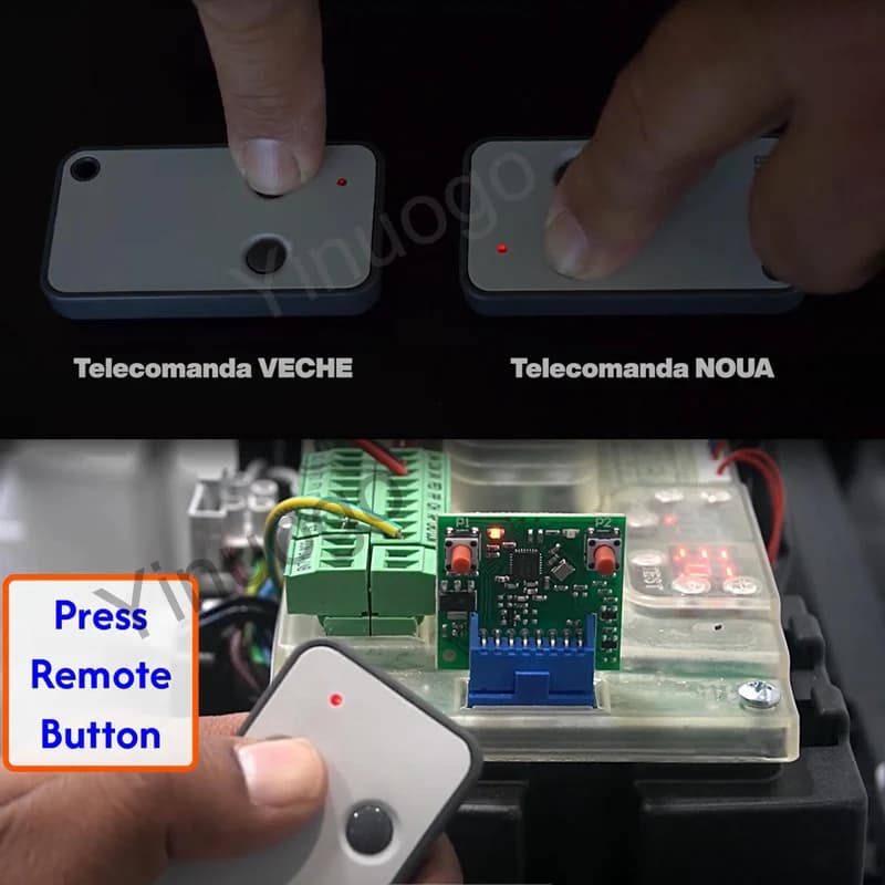 Télécommande de portail ROGER E80/TX52R/2 433